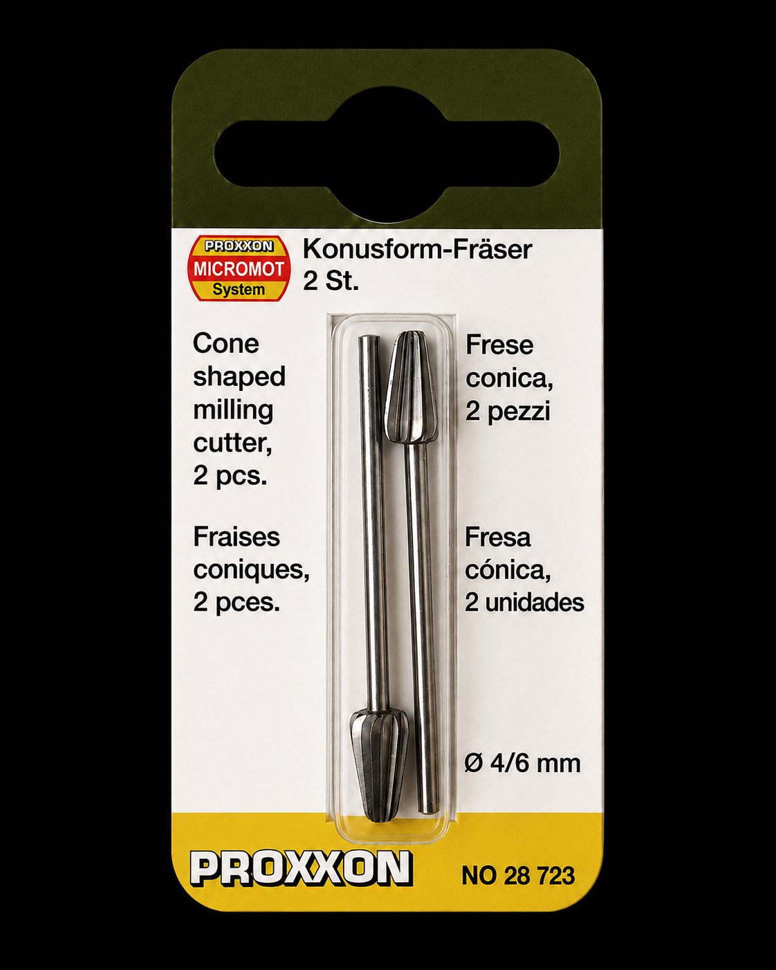 Proxxon - Freze Ucu (2.35 MM Mil, 2 Adet)