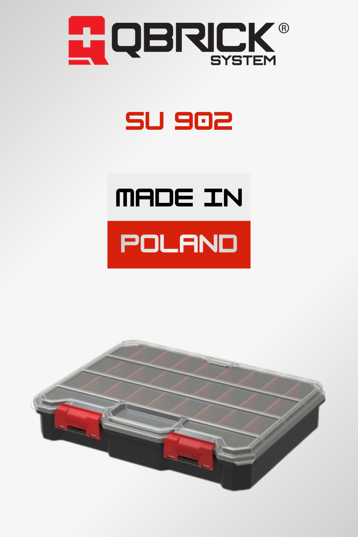 Qbrick Regular Compact Organizer L BLA