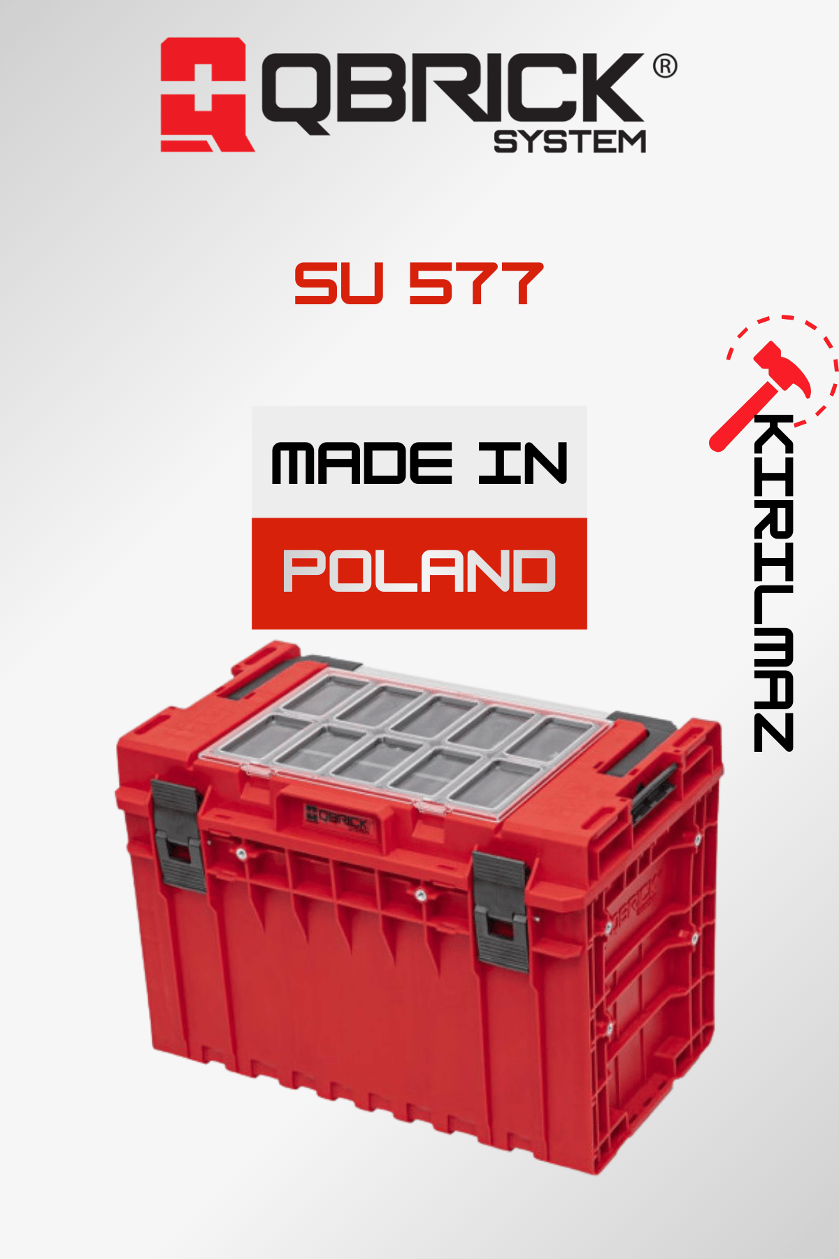 Qbrick System ONE 450 Expert 2.0 Red Ultra HD Custom Takım Çantası