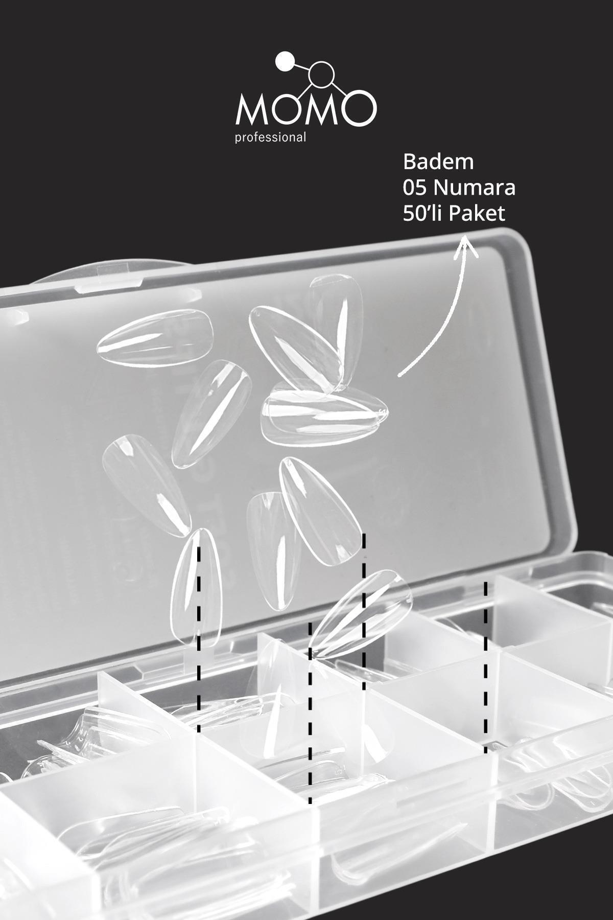 MOMO Professional Soft Gel Tips Badem 50 adet -  No:05