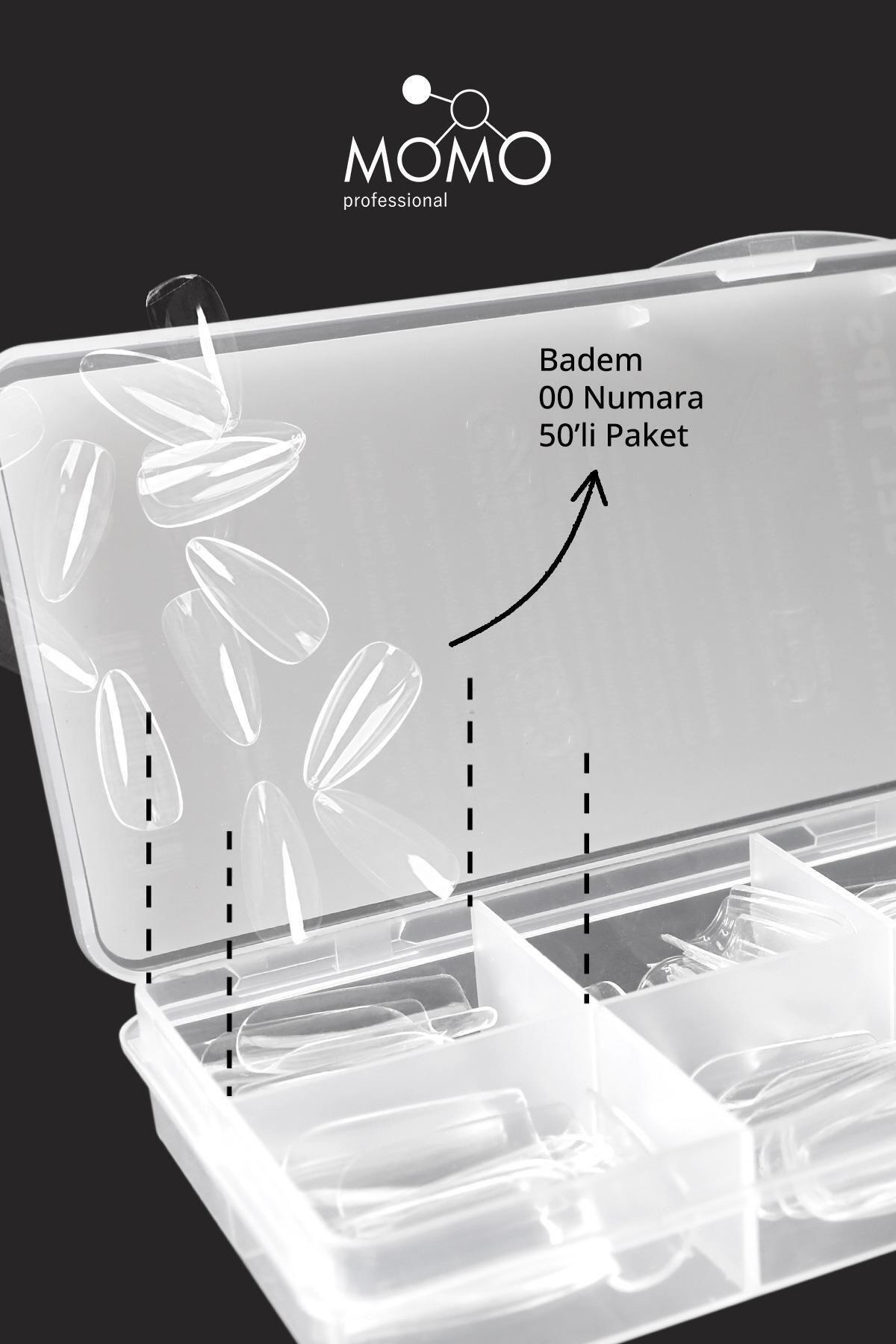 MOMO Professional Soft Gel Tips Badem 50 adet -  No:00