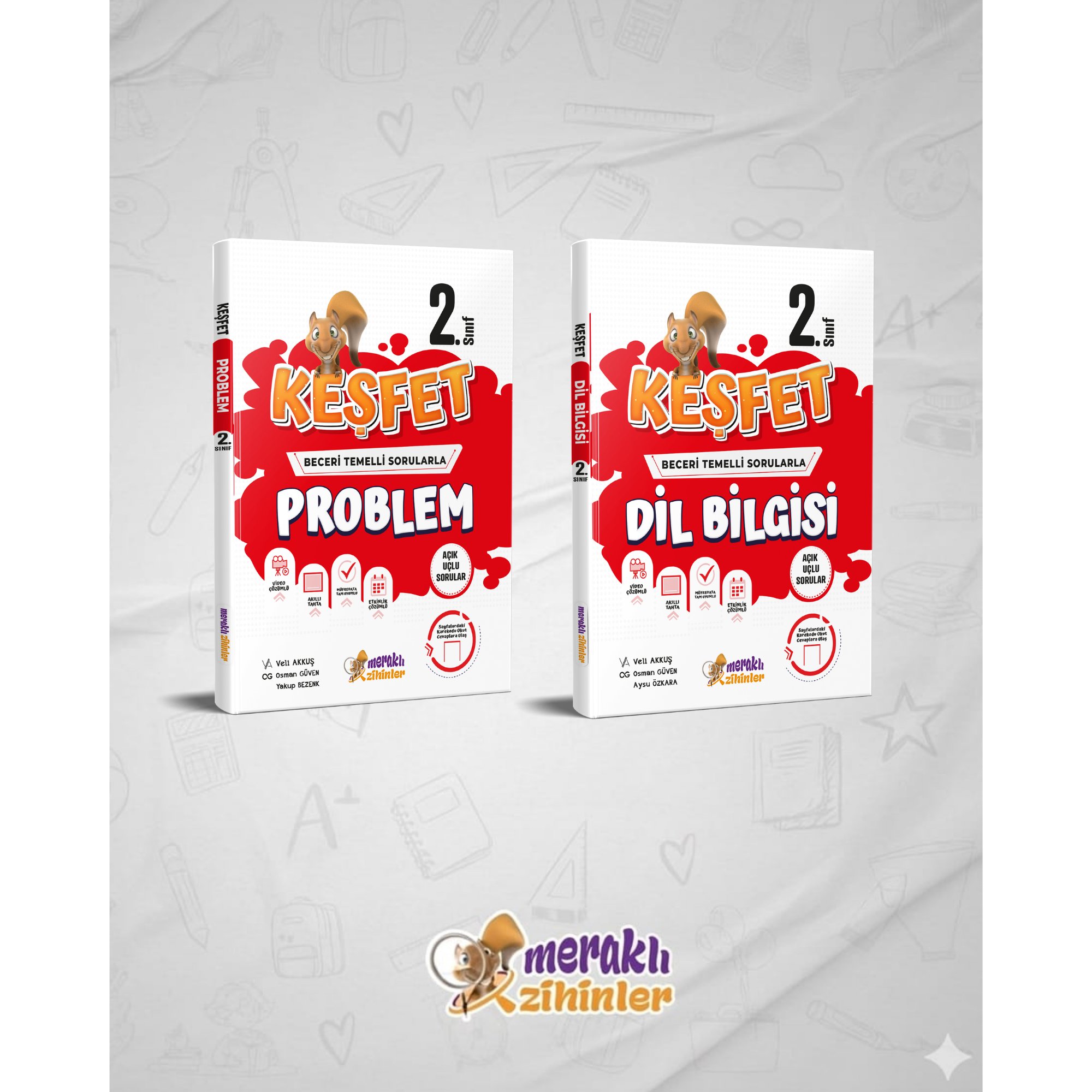 2. SINIF KEŞFET DİL BİLGİSİ VE PROBLEM KİTABI [2'Lİ SET] 