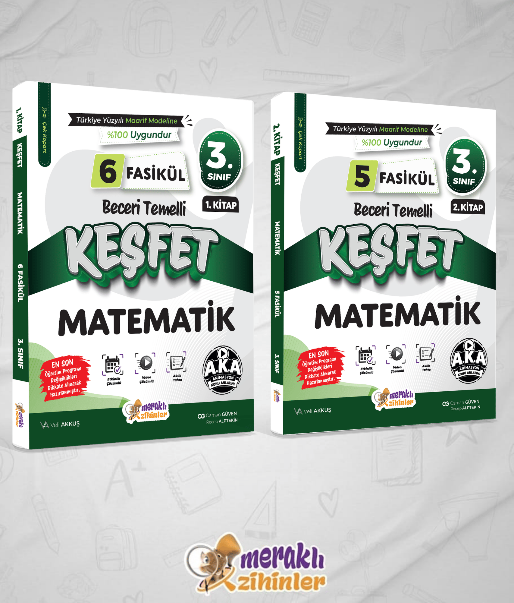 3.SINIF BECERİ TEMELLİ MATEMATİK(1-2) 10 FASİKÜL KEŞFET(2'Lİ SET)