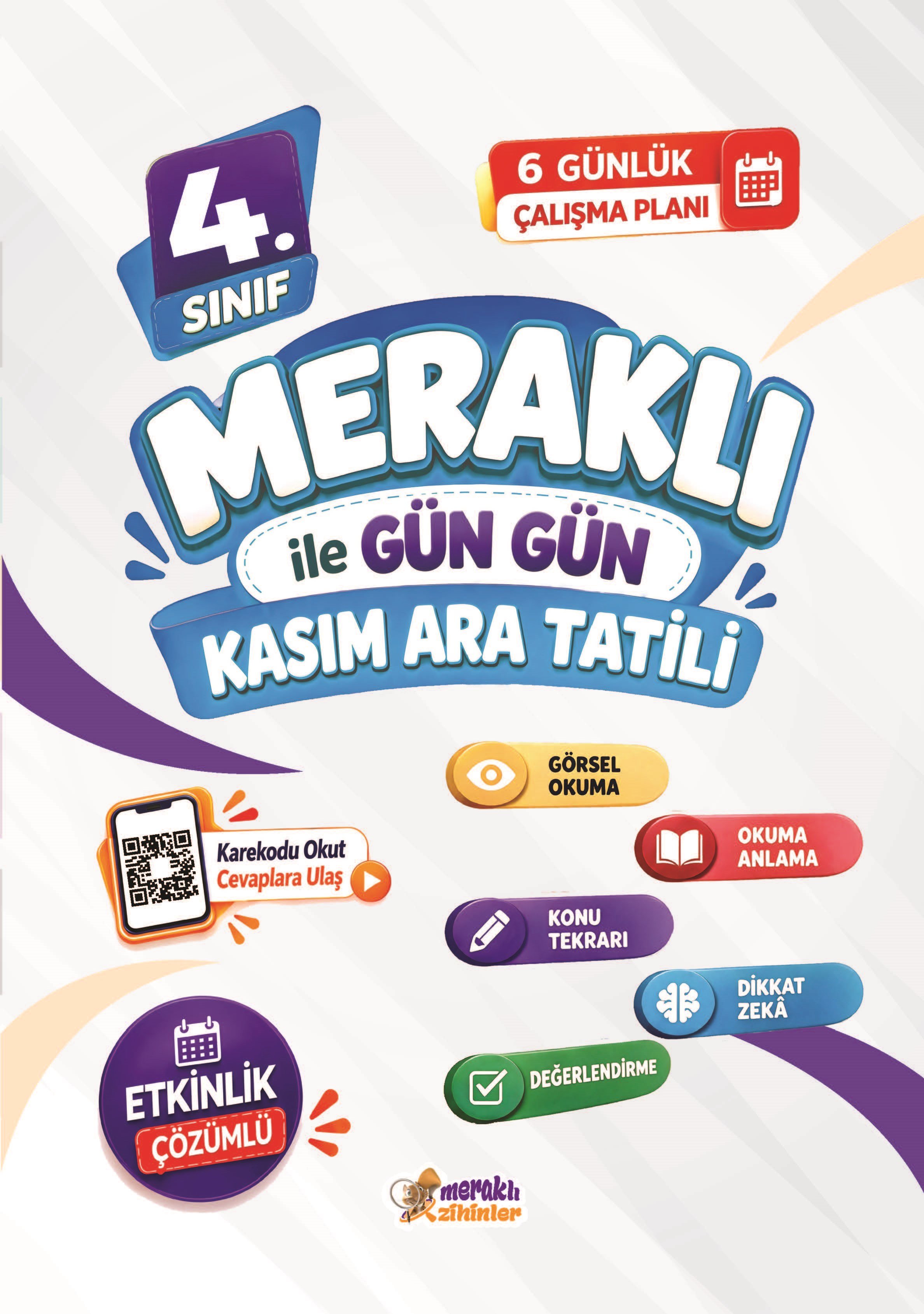4.SINIF MERAKLI İLE GÜN GÜN KASIM ARA TATİLİ KİTABI