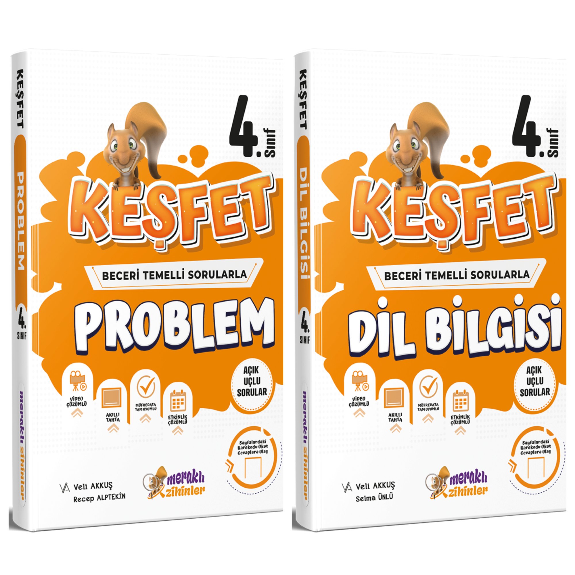 YAYINCILIK 4. SINIF KEŞFET DİL BİLGİSİ VE PROBLEMLER KİTABI [2'Lİ SET](2025)