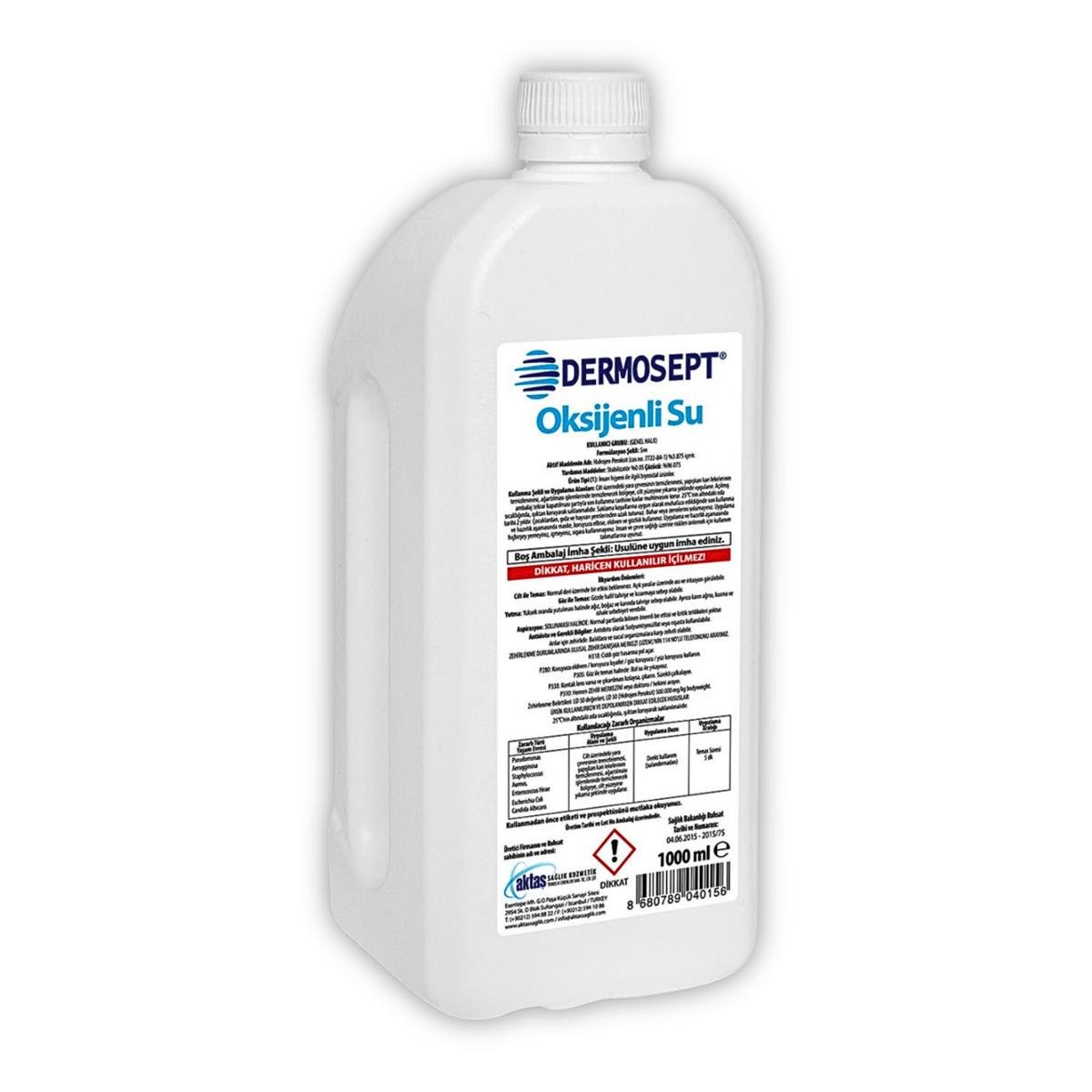 Oksijenli Su 1Litre
