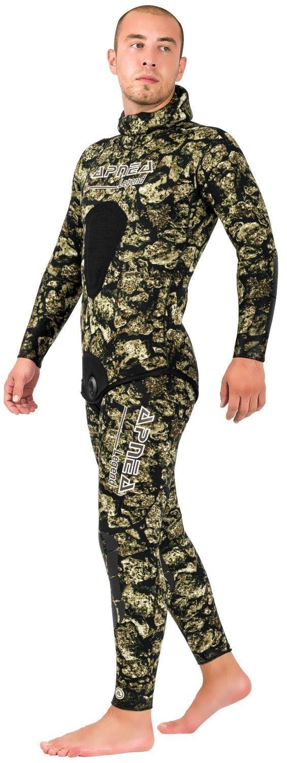 Apnea Legend Rock Camou 3D 5mm Elbise Serisi  