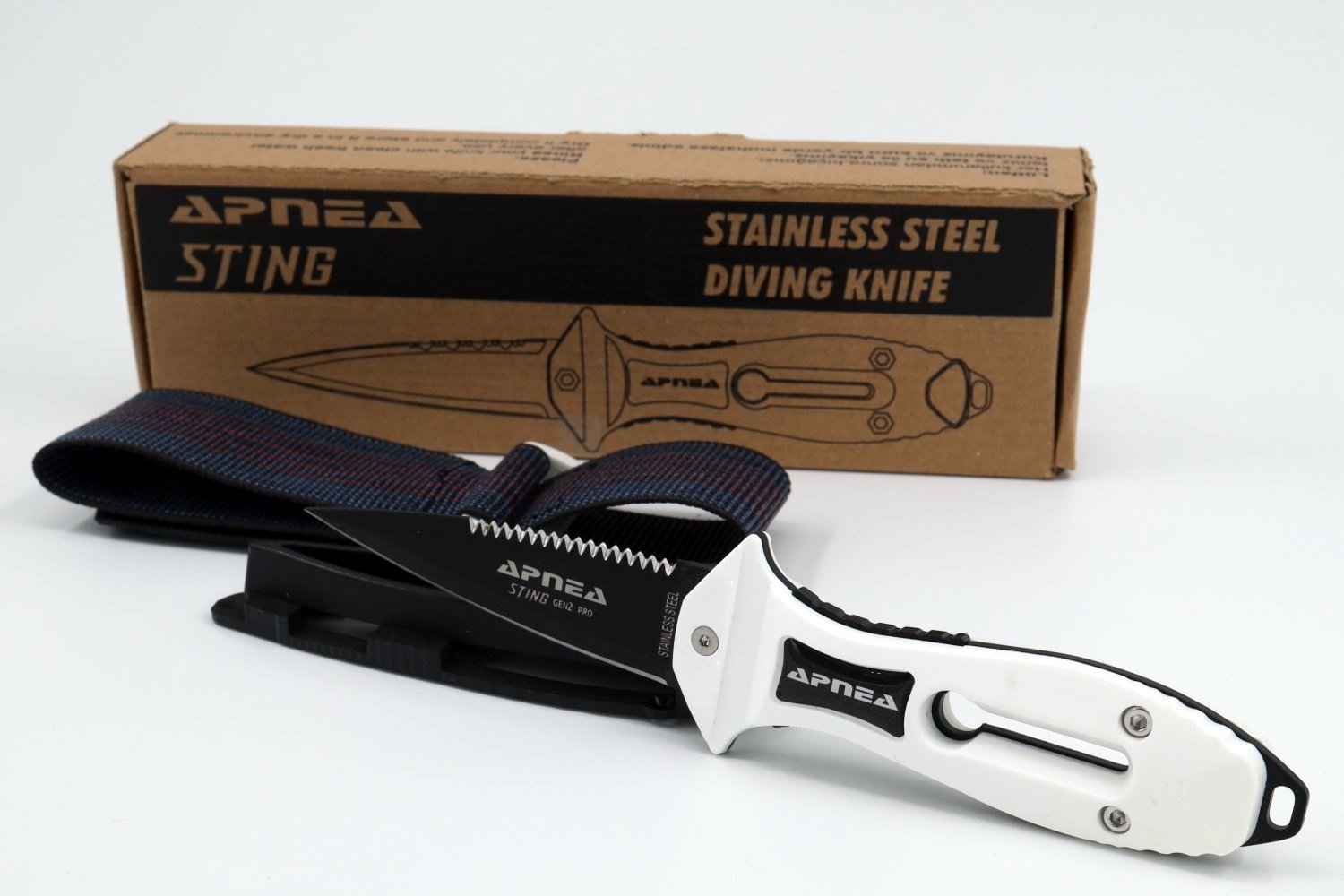 Apnea Sting Gen2 Pro Beyaz Bıçak