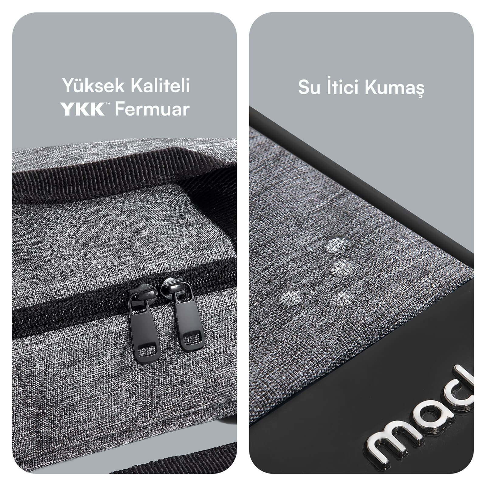 MACK MCE-1102 15.6 UNICITY Eco Notebook Çantası Gri