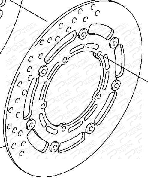 FZ6 FAZER SERİSİ ÖN FREN DİSKİ