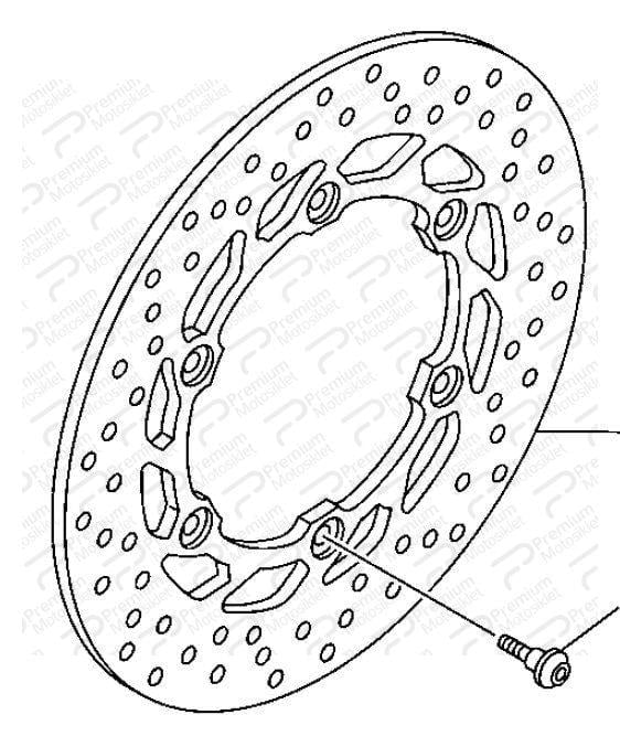 MT-01 ARKA FREN DİSKİ