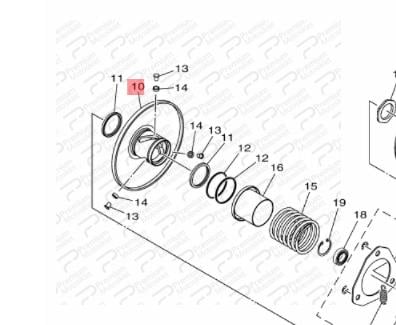 NMAX 125/155 ARKA HAREKETLİ KASNAK 2021-2022