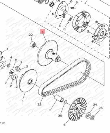 NMAX 125/155 ARKA SABİT KASNAK (2021-2022)