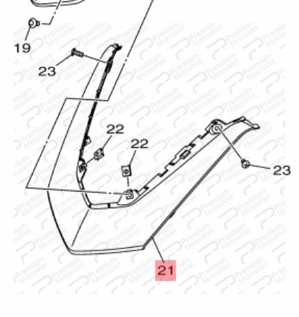 NMAX 125/155 ORTA KAFA KARENAJI MAT KIRMIZI (2021-2022)
