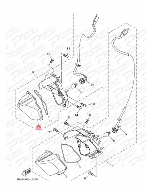 NMAX 125/155 SAĞ SİNYAL CAMI (2021-2022)