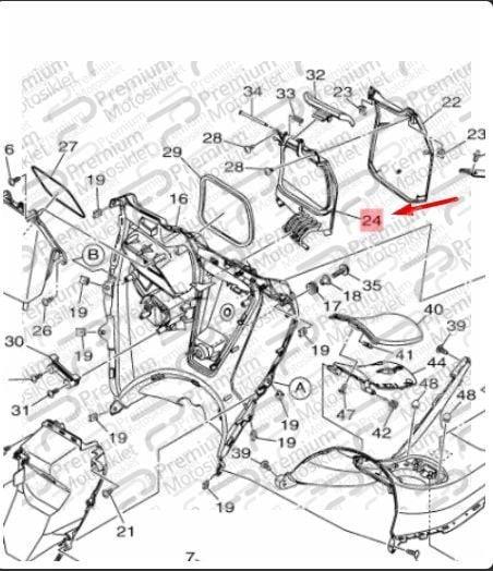NMAX 125/155 SAĞ TORPİDO KUTU KAPAK (2021-2022)
