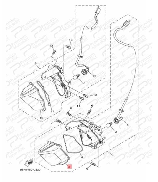 NMAX 125/155 SOL SİNYAL CAMI (2021-2022)