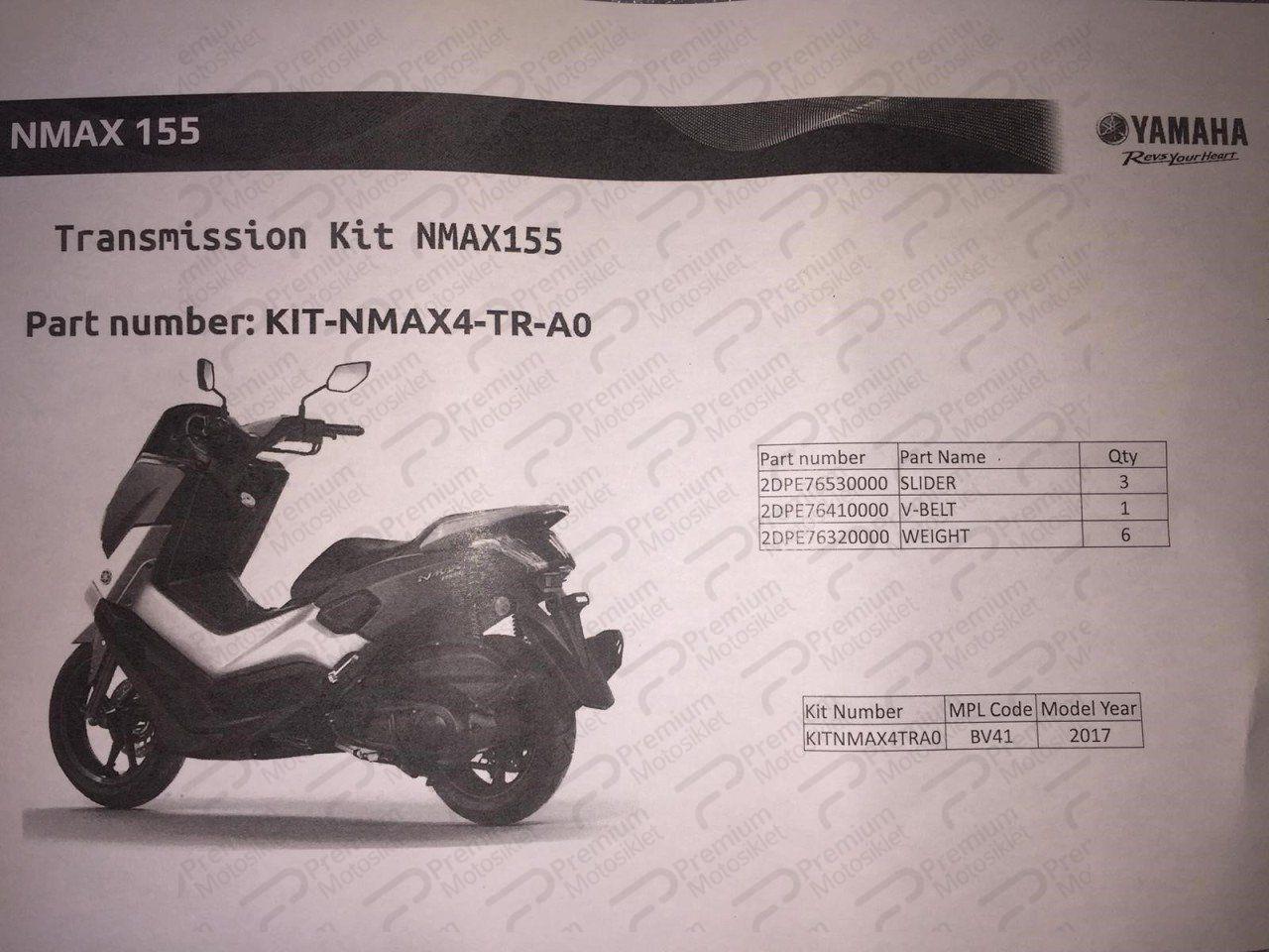 NMAX 155 VARYATÖR BAKIM KİTİ (2017-2020)