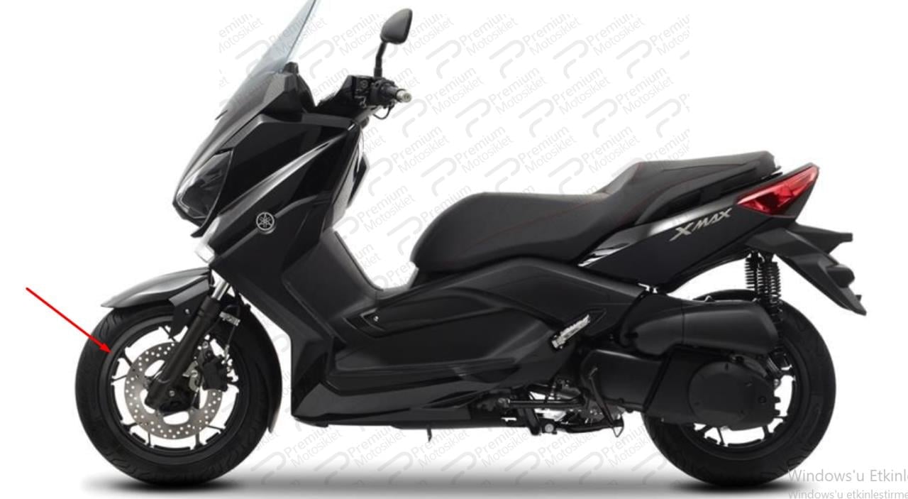 XMAX 250 PARLAK SİYAH ÖN JANT (20142017)