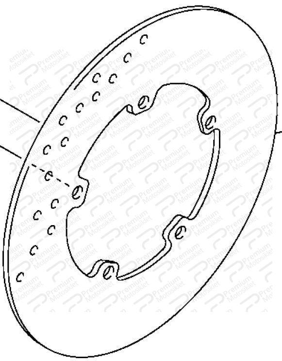 YZF-R1 ARKA FREN DİSKİ 2004 - 2014