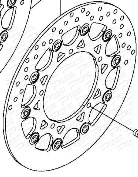 YZF-R1 ÖN FREN DİSKİ 2004 - 2006