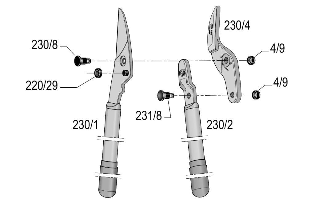 Felco 230 Kalın Dal Budama Makası