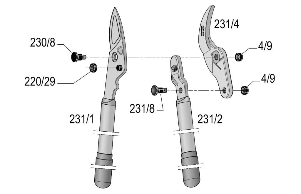 Felco 231 Kalın Dal Budama Makası