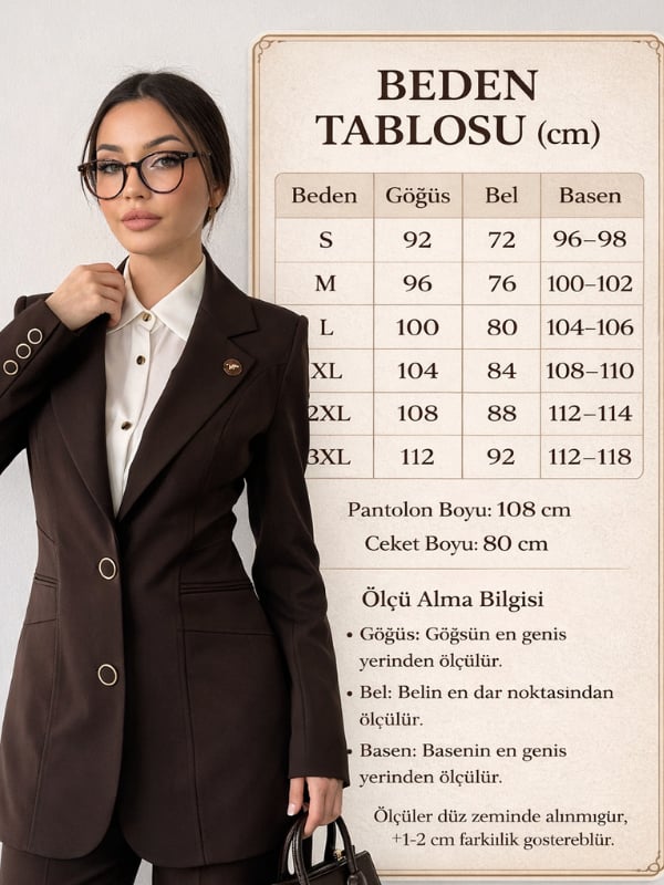 Bel Detaylı İkili Takım