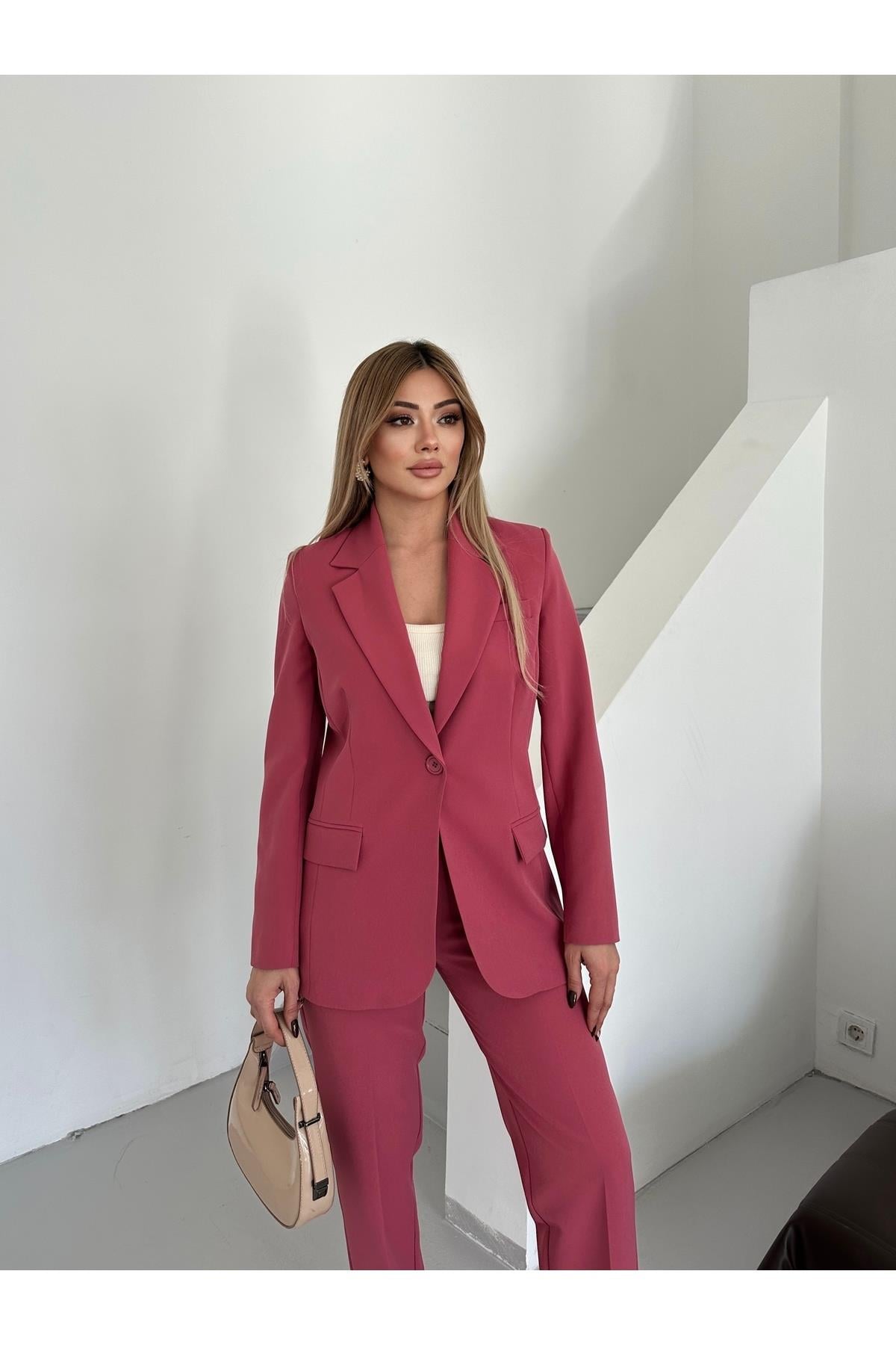 Kadın Blazer Klasik İkili Takım