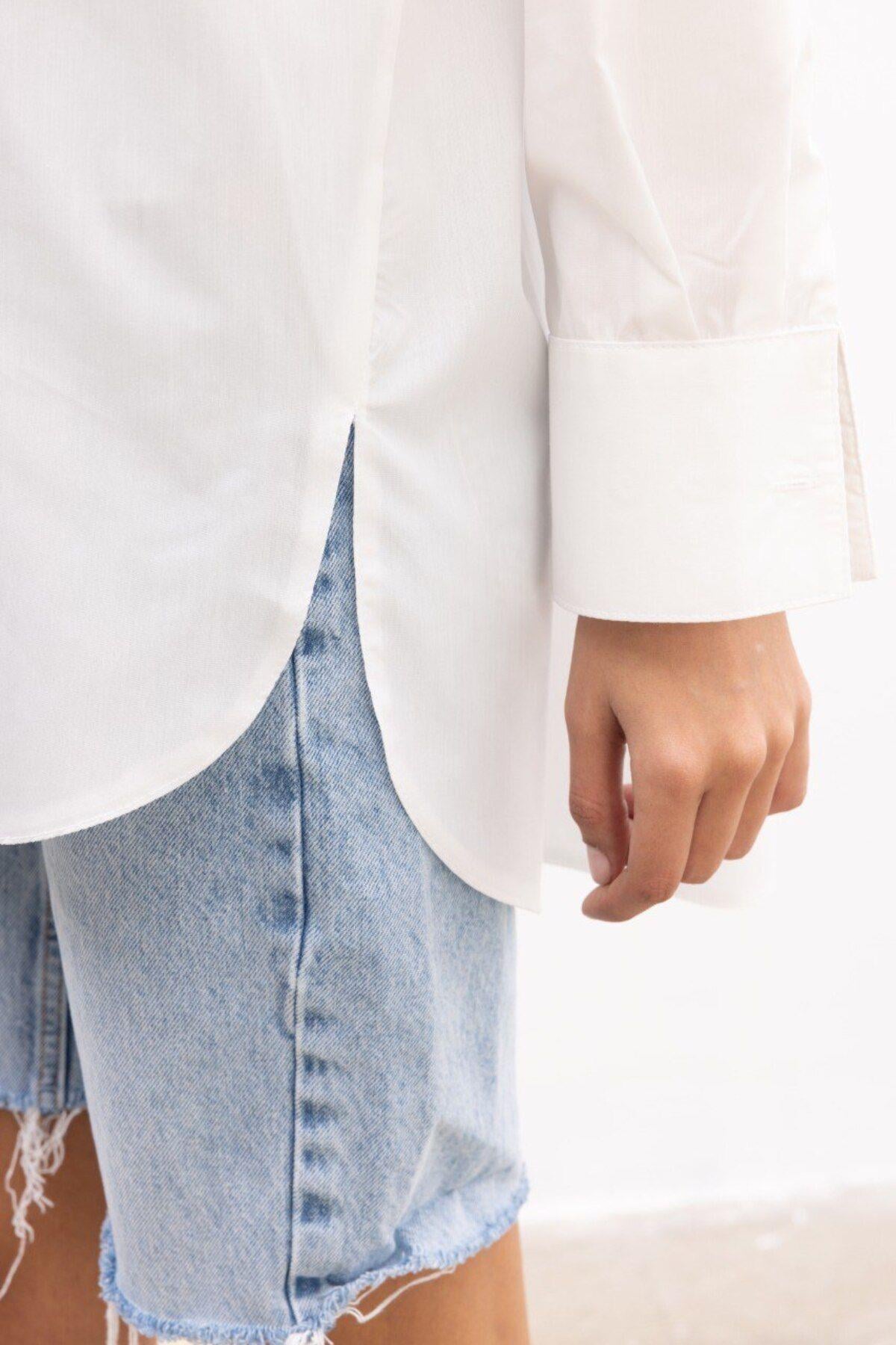 Oversize Poplin Gömlek