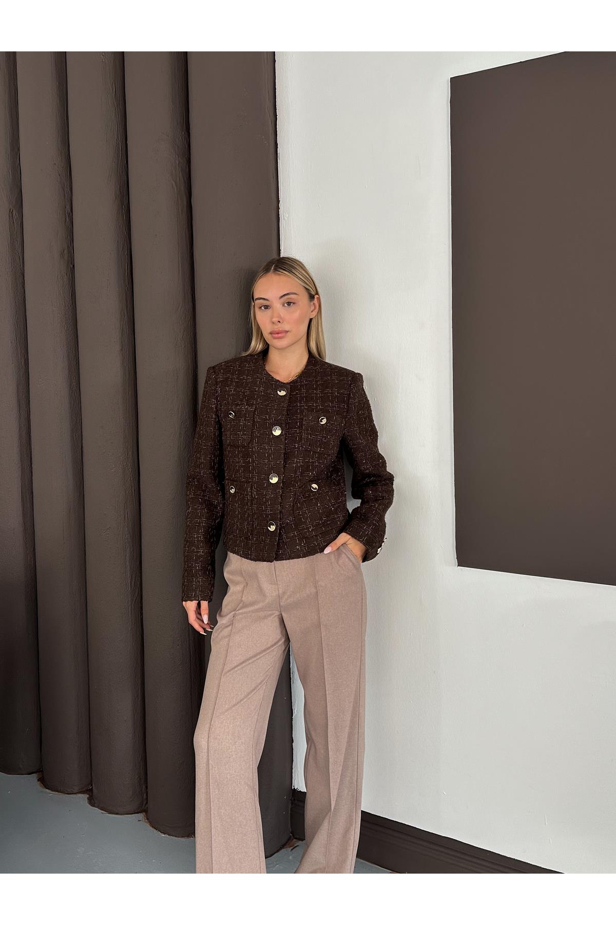 Şanel Elegant Cepli Ceket