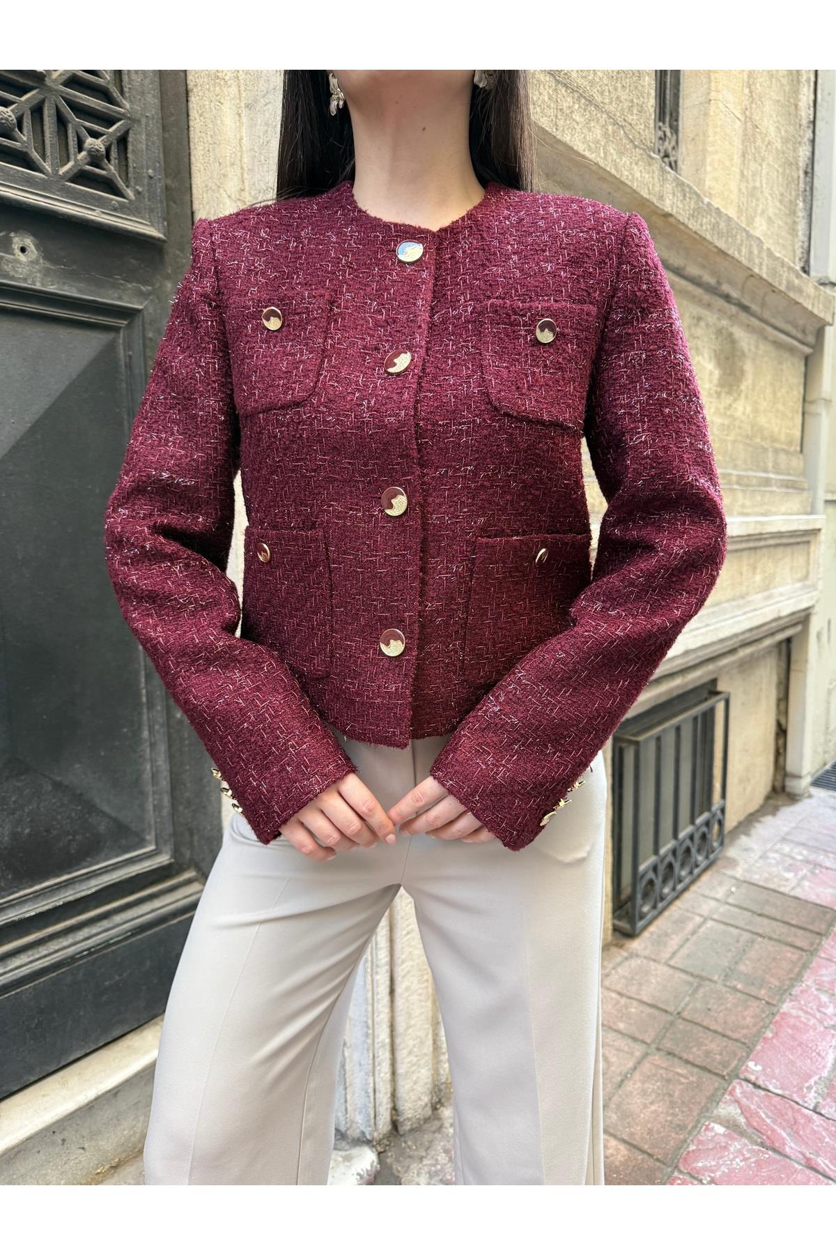 Şanel Elegant Cepli Ceket