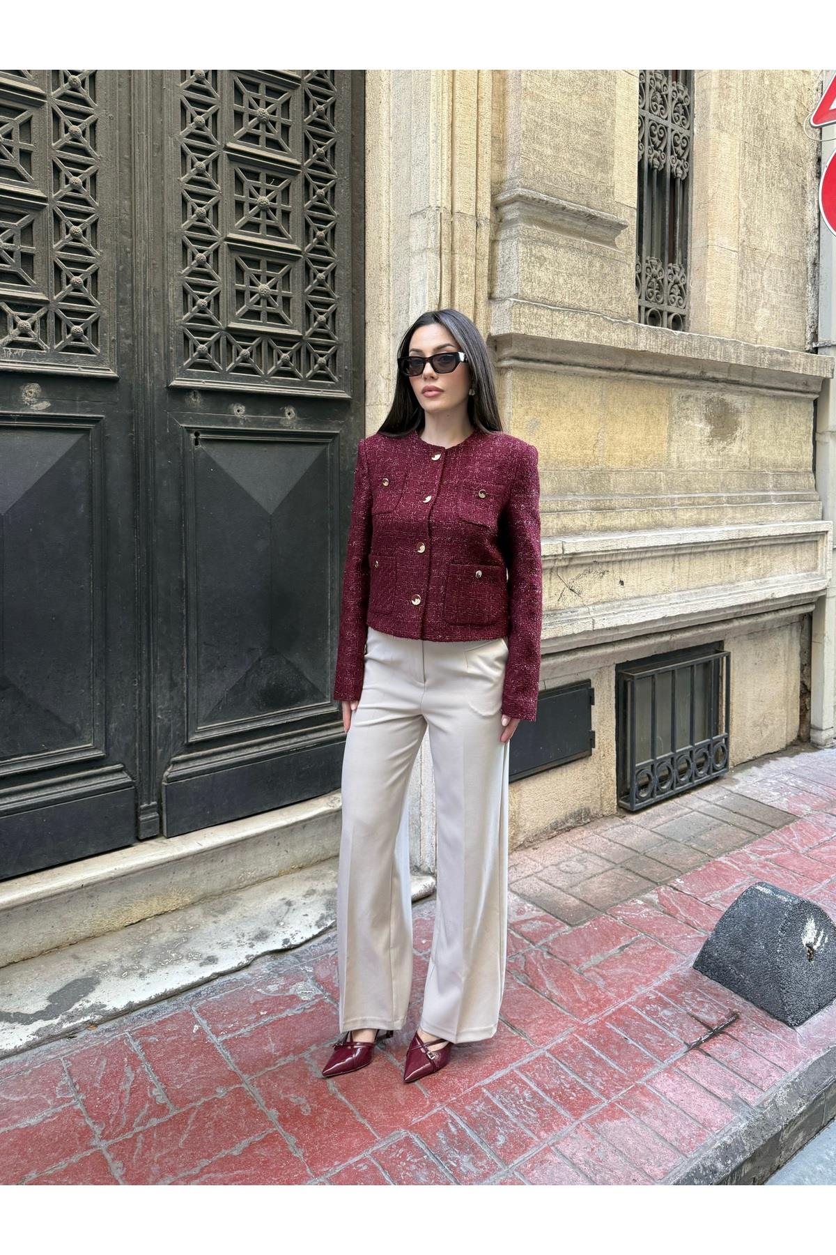 Şanel Elegant Cepli Ceket