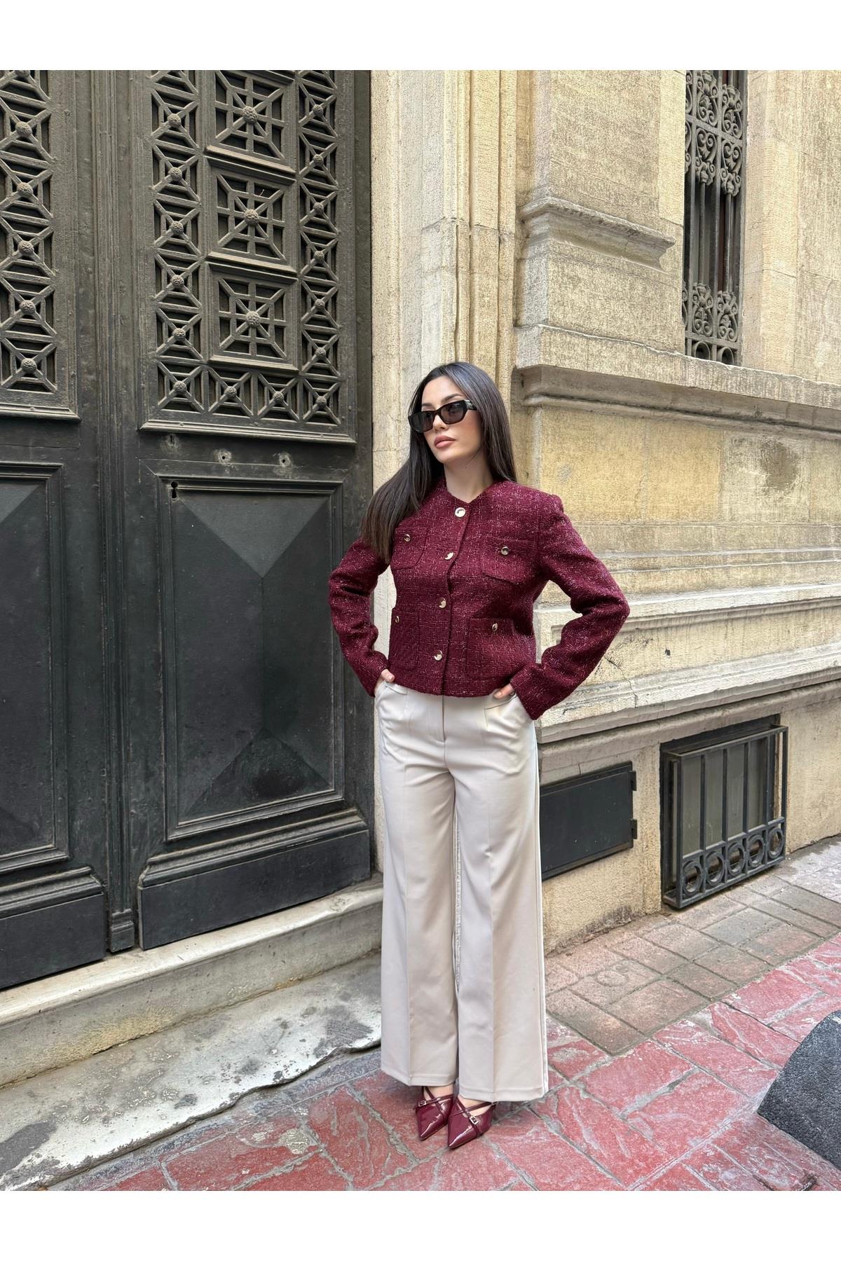 Şanel Elegant Cepli Ceket