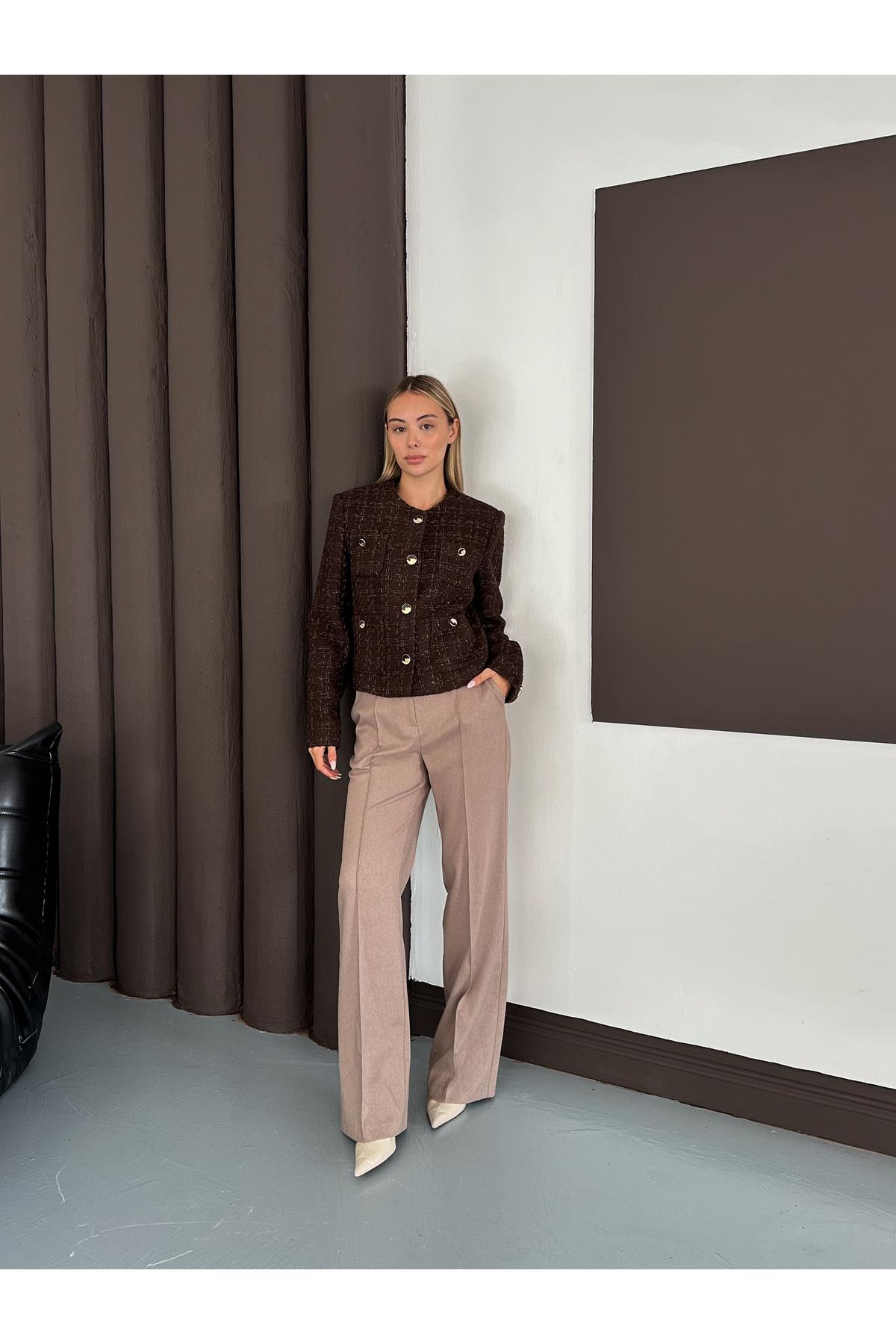 Şanel Elegant Cepli Ceket
