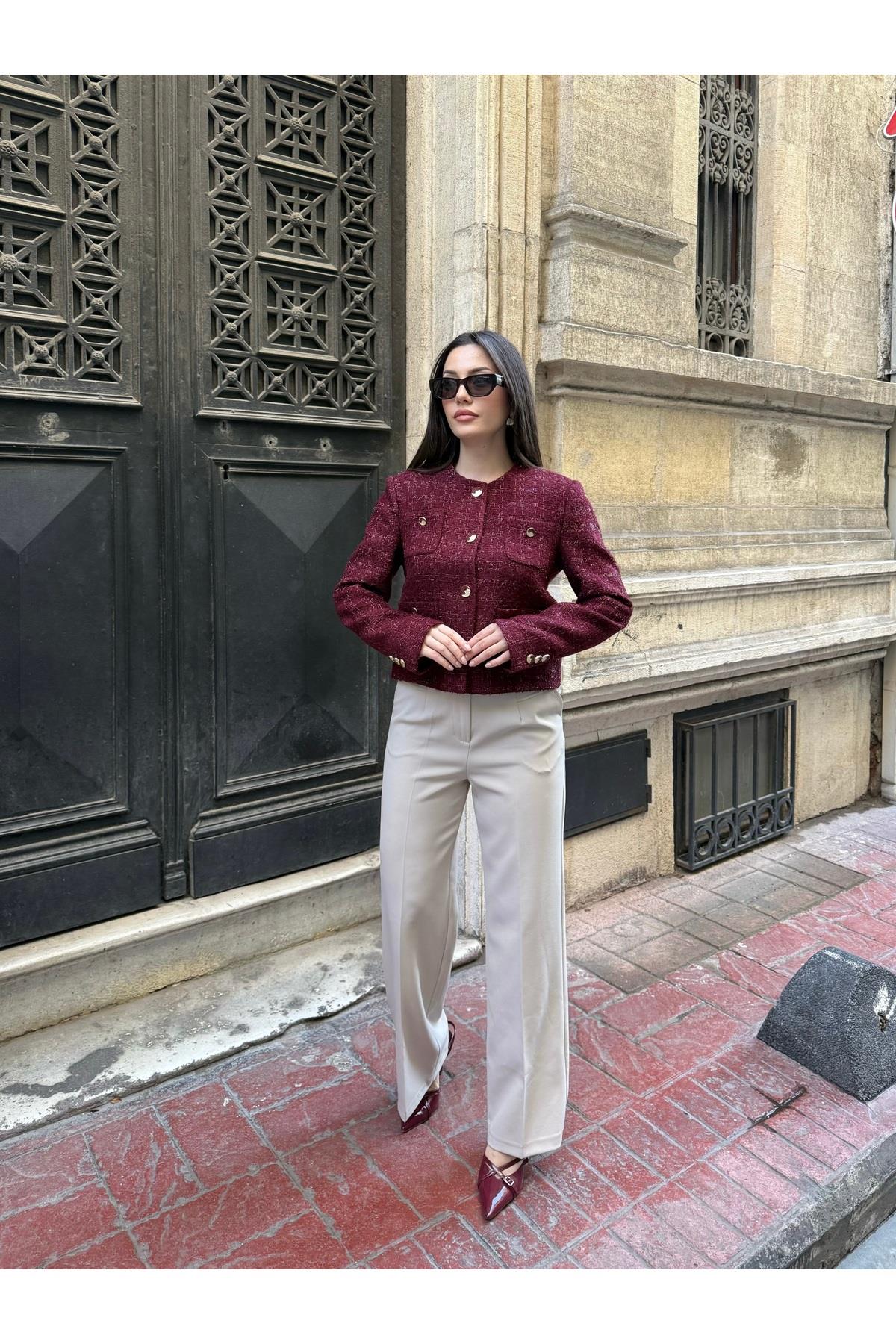 Şanel Elegant Cepli Ceket