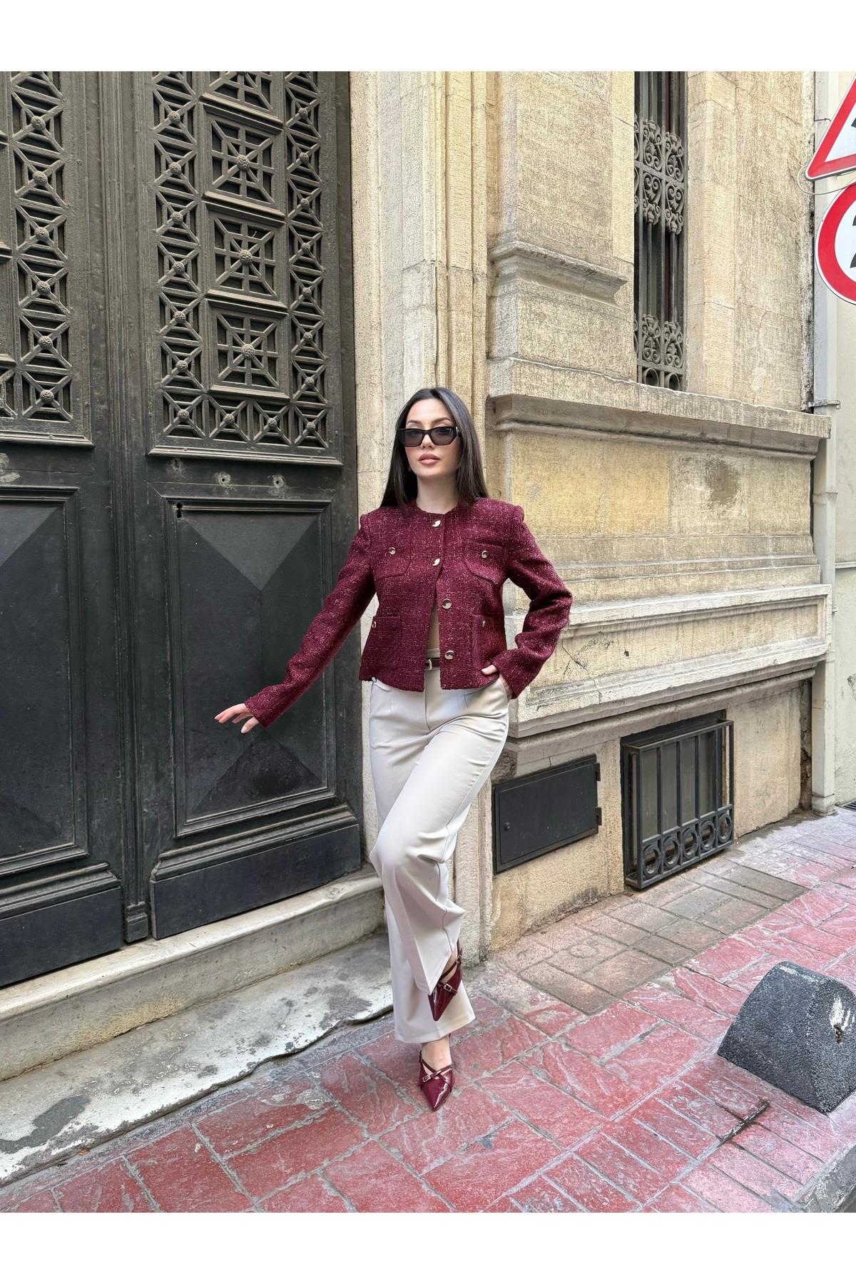 Şanel Elegant Cepli Ceket