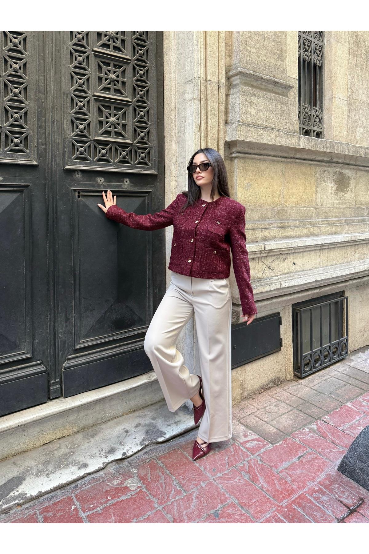 Şanel Elegant Cepli Ceket