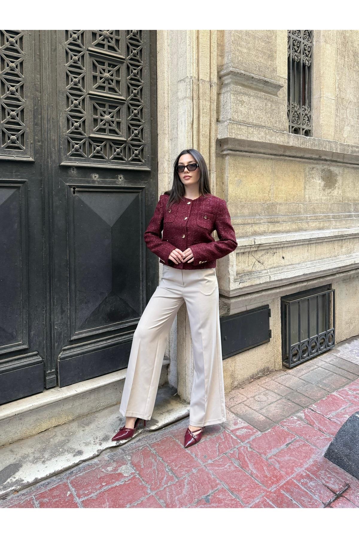Şanel Elegant Cepli Ceket