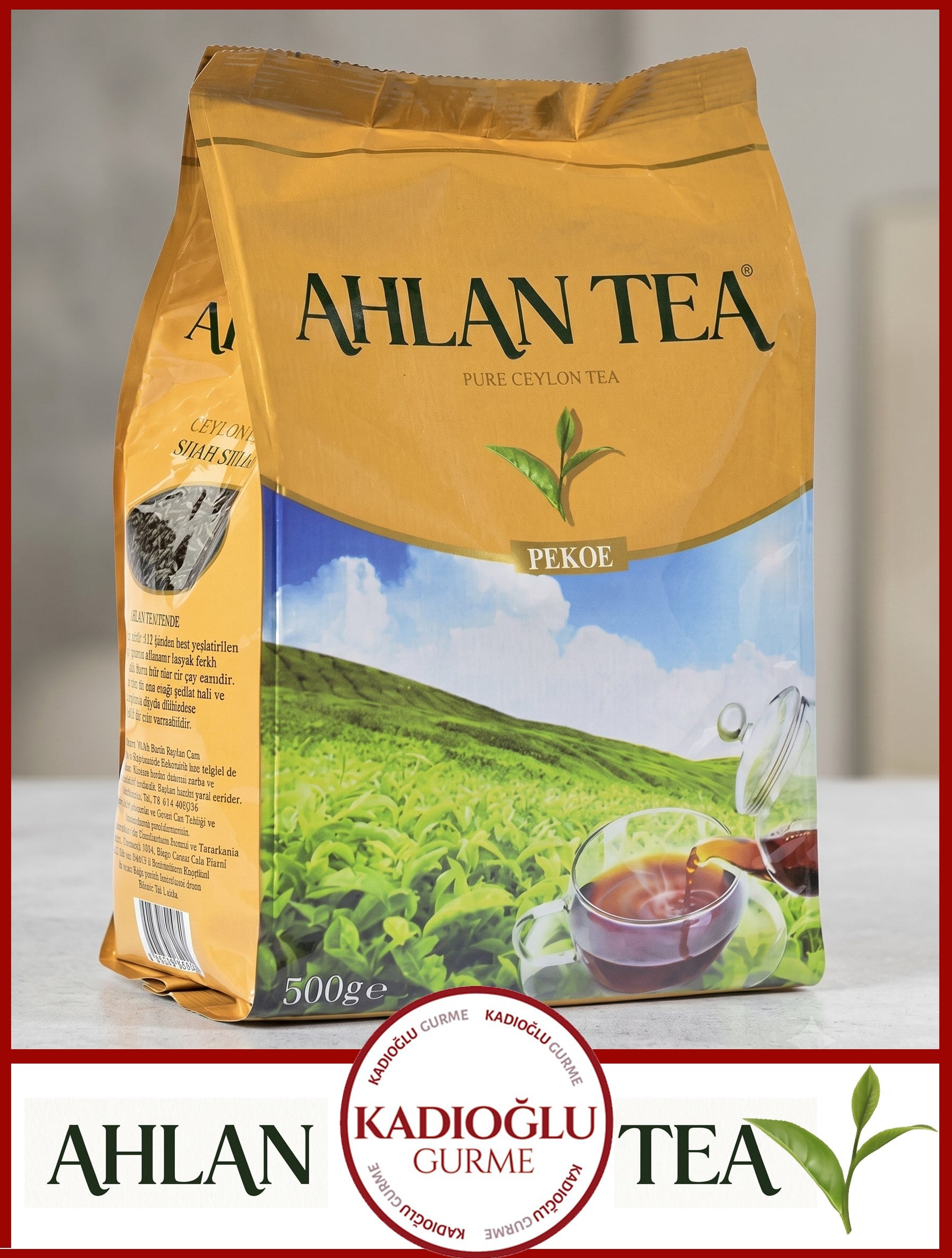 Ahlan Tea Pekoe Seylan Çayı 500 Gr