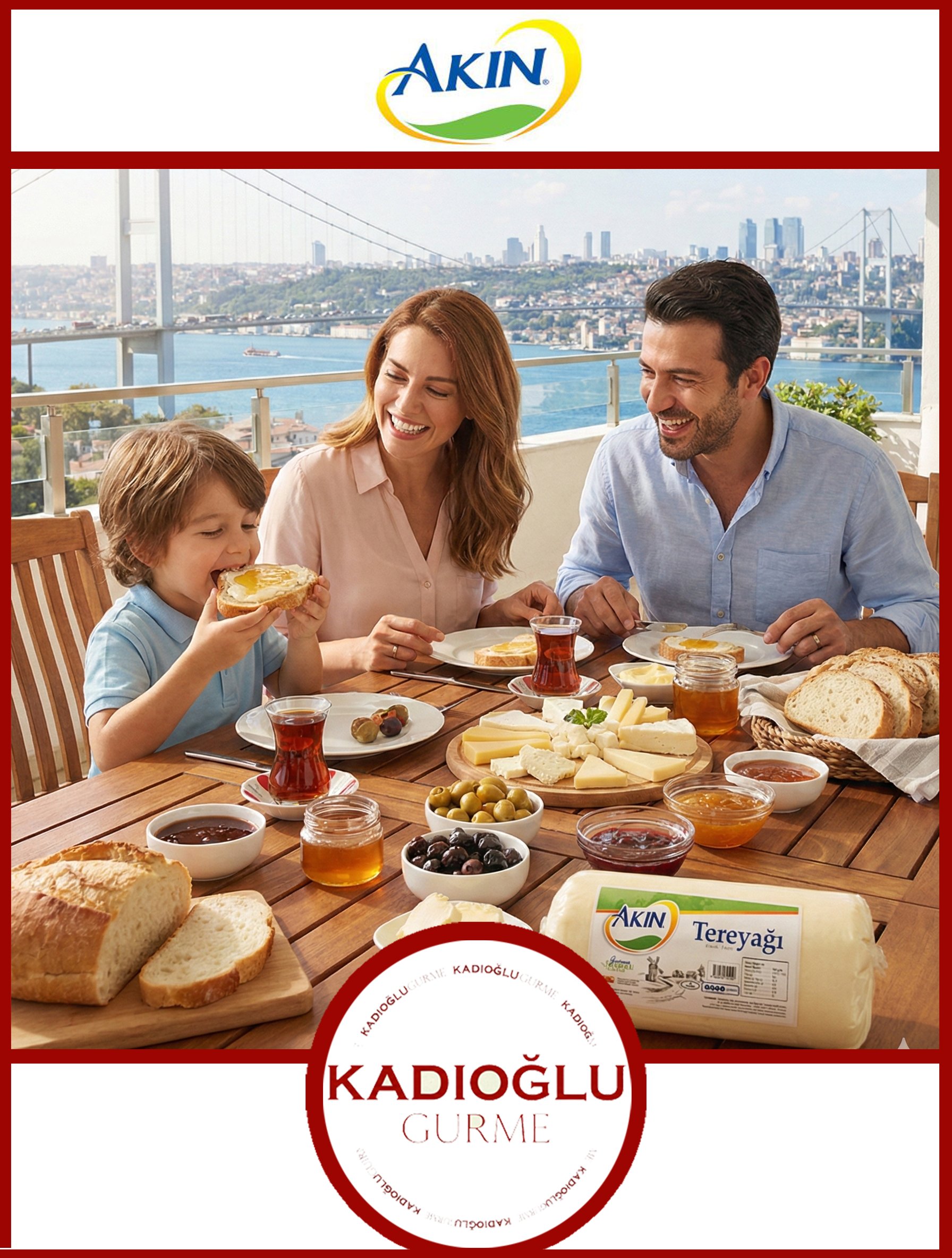 Akın Tereyağı 250 Gr. Rulo