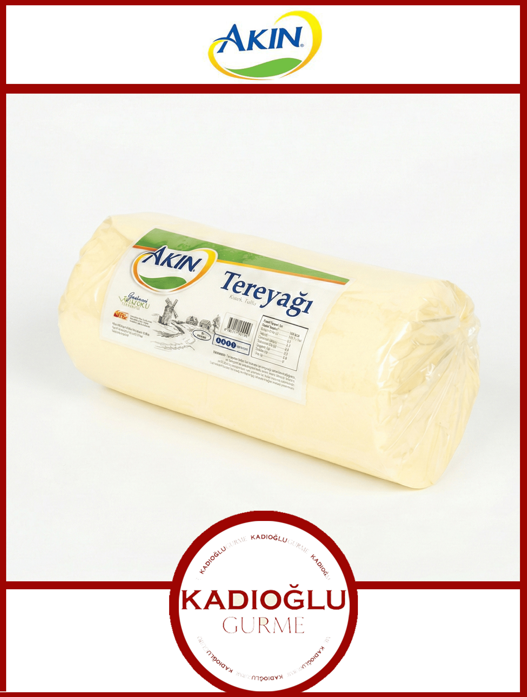 Akın Tereyağı 250 Gr. Rulo