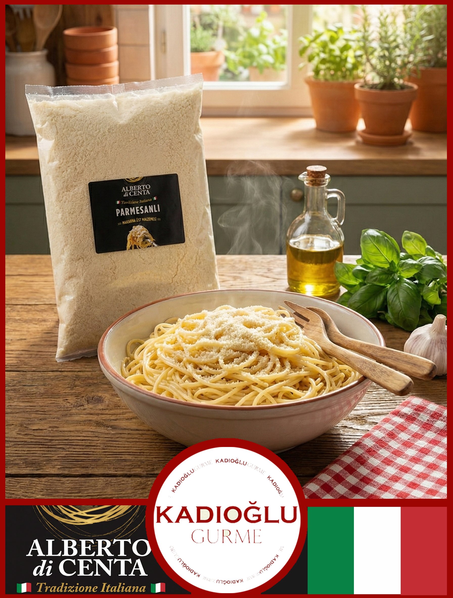 Alberto Di Centa Trakya Çiftliği Grano Padano Toz Parmesan 1kg