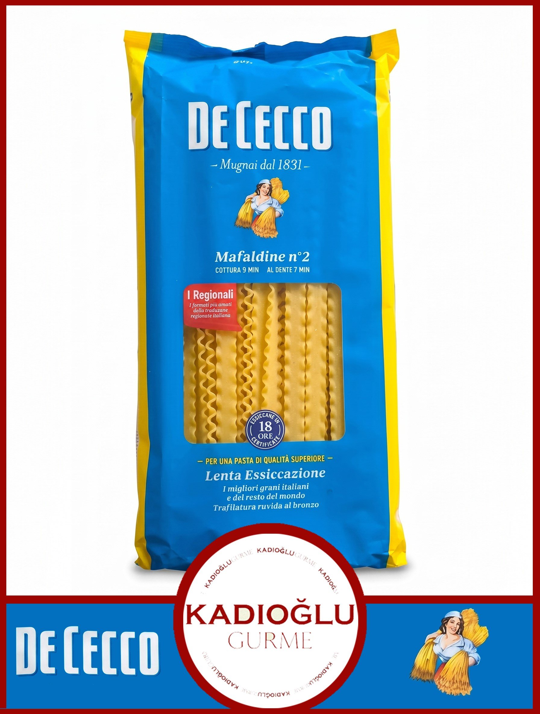 De Cecco Mafaldine Şerit Makarna 500 GR