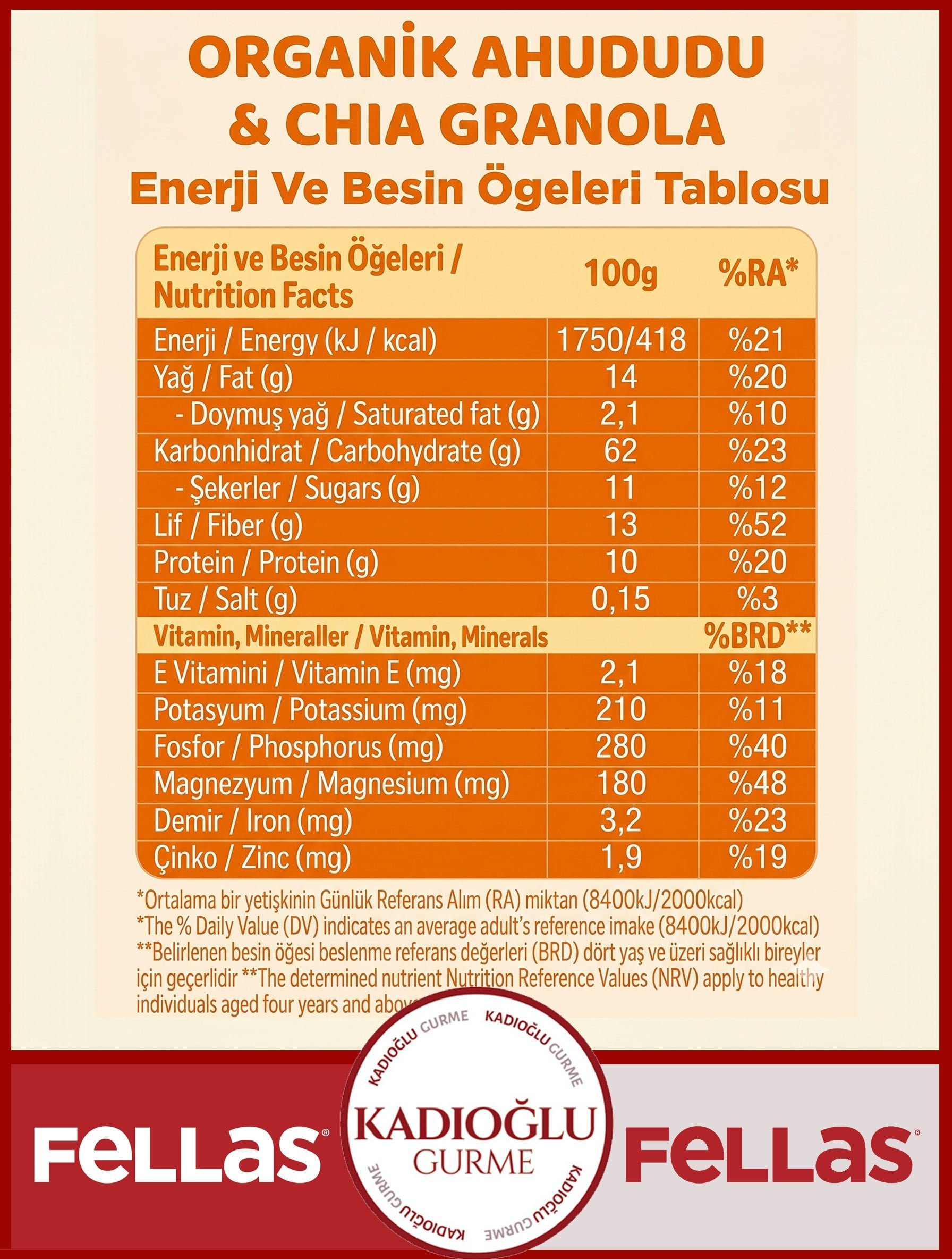 Fellas Granola 6'lı Süper Paket
