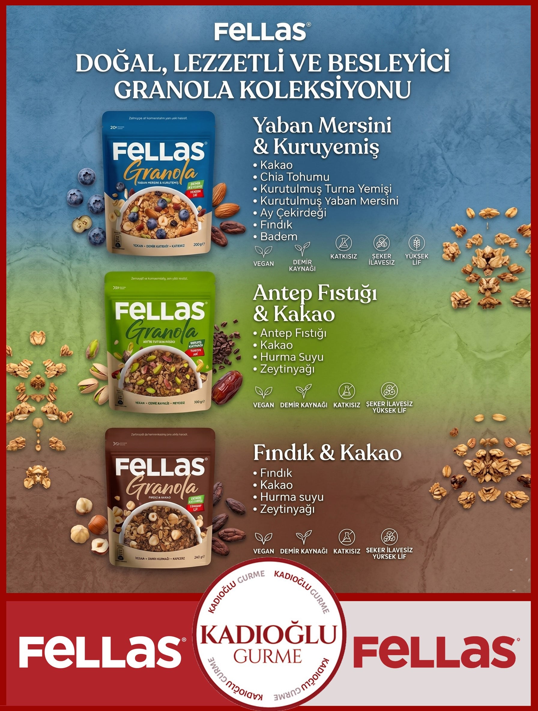 Fellas Granola 6'lı Süper Paket
