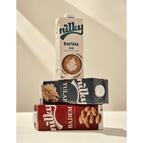 Nilky Yulaf Sütü 1lt Vegan Laktozsuz Özellikli Türkiye Menşeli Sağlıklı Alternatif