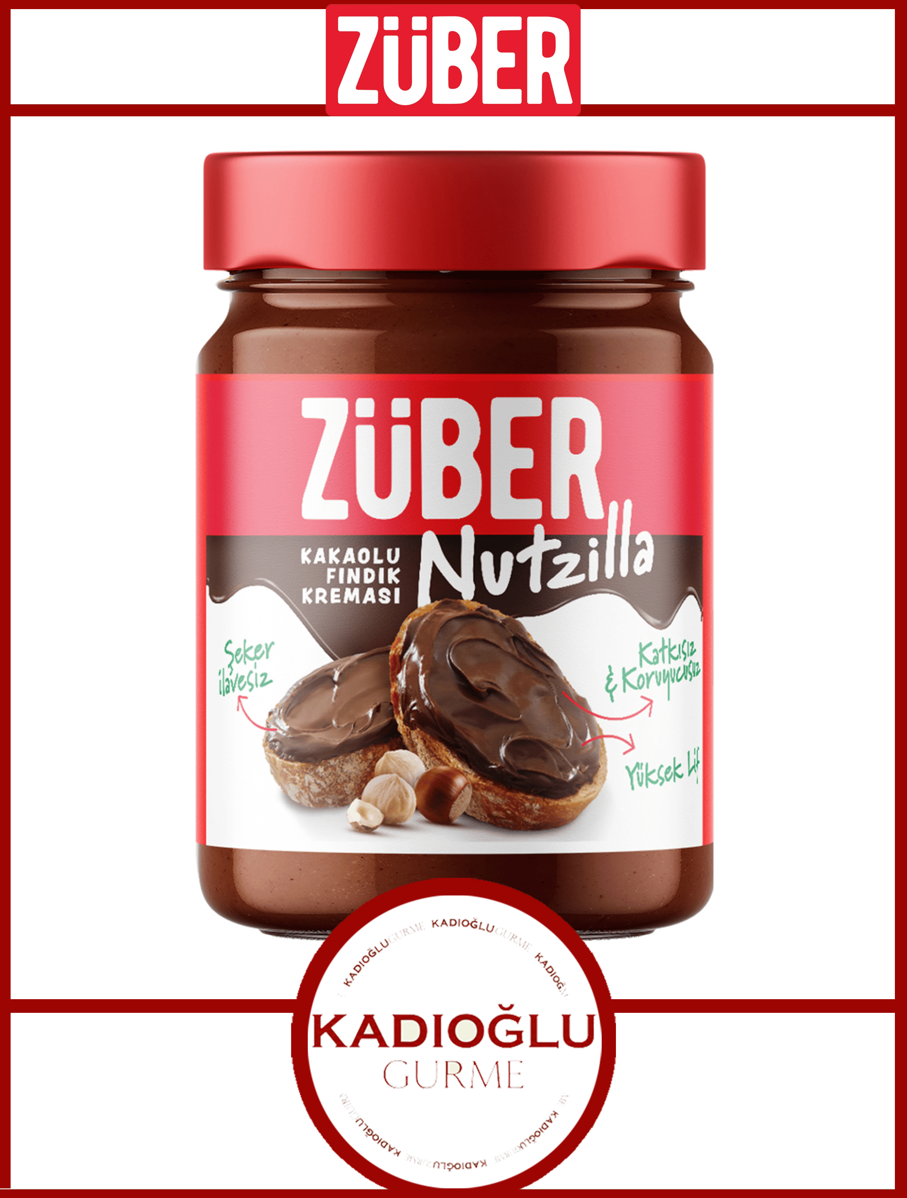 Züber Nutzilla Fındık Kreması Kakaolu 315 Gr