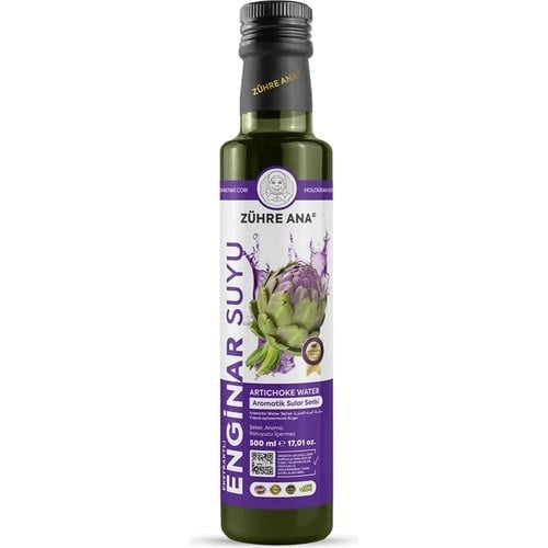 Zühre Ana 500 ml Enginar Suyu Aromalı Doğal Ürün Türkiye Menşeli Saf İçerik