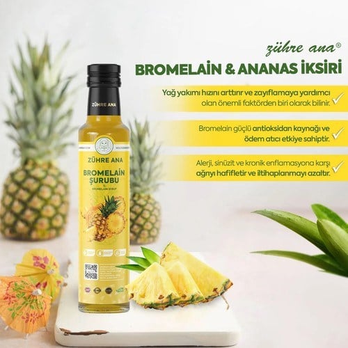 Zühre Ana Bromelain Ananas Içeren Detox Şurubu